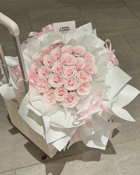 Pink Soap Flower Bouquet