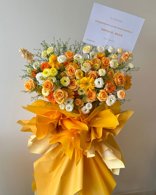 Customize Orange Grand Opening Stand