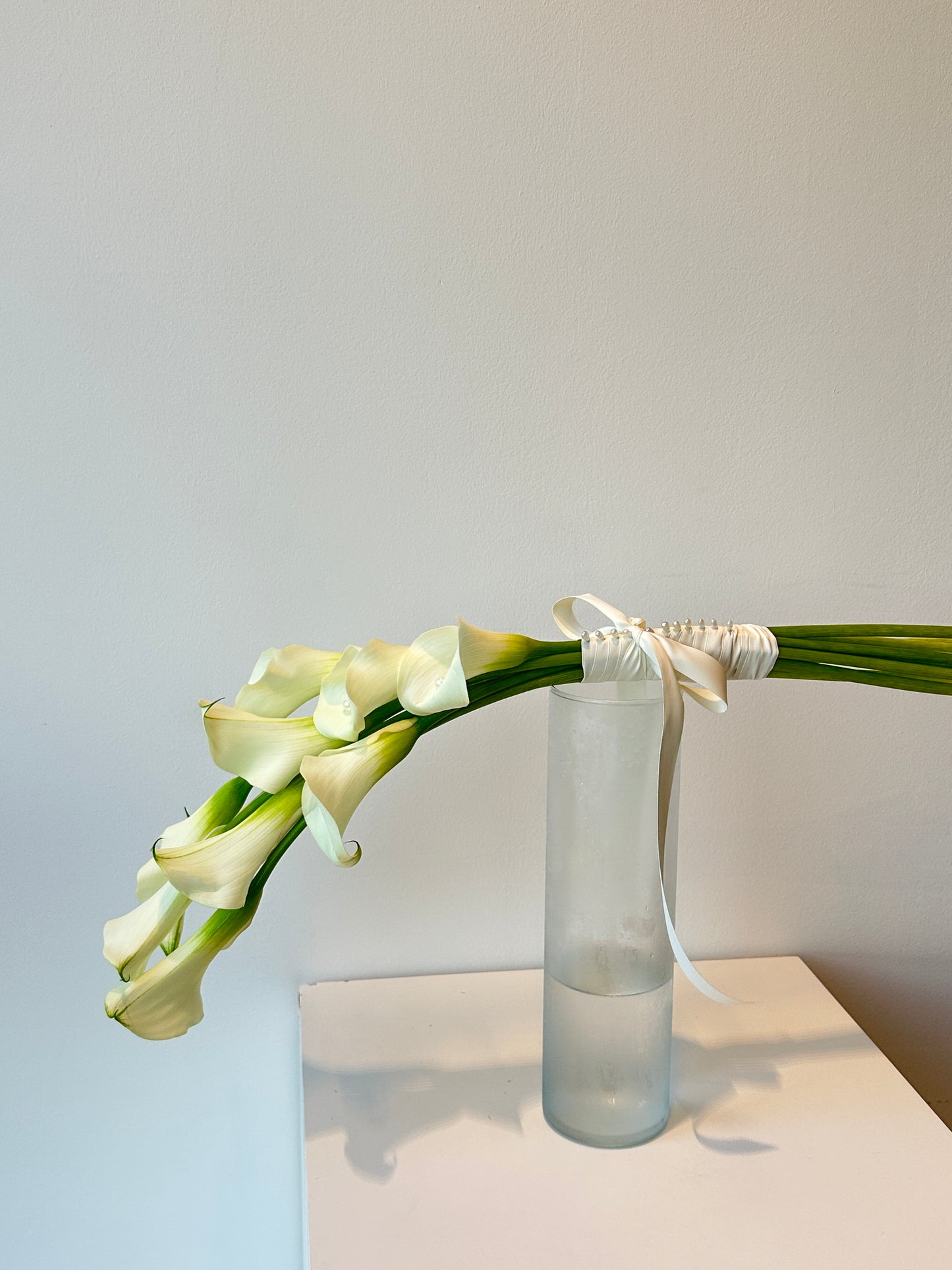 Calla Lilly Waterfall Bridal Bouquet