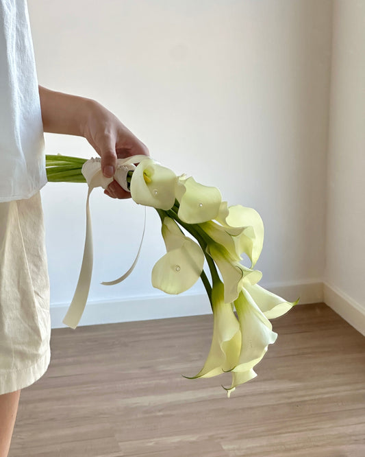 Calla Lilly Waterfall Bridal Bouquet