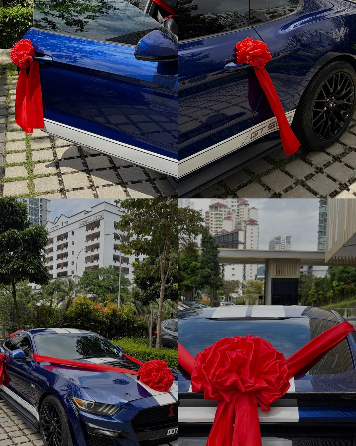 Classic Wedding Car Ribbon Service
