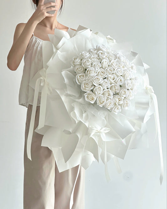 White Rose Bouquet
