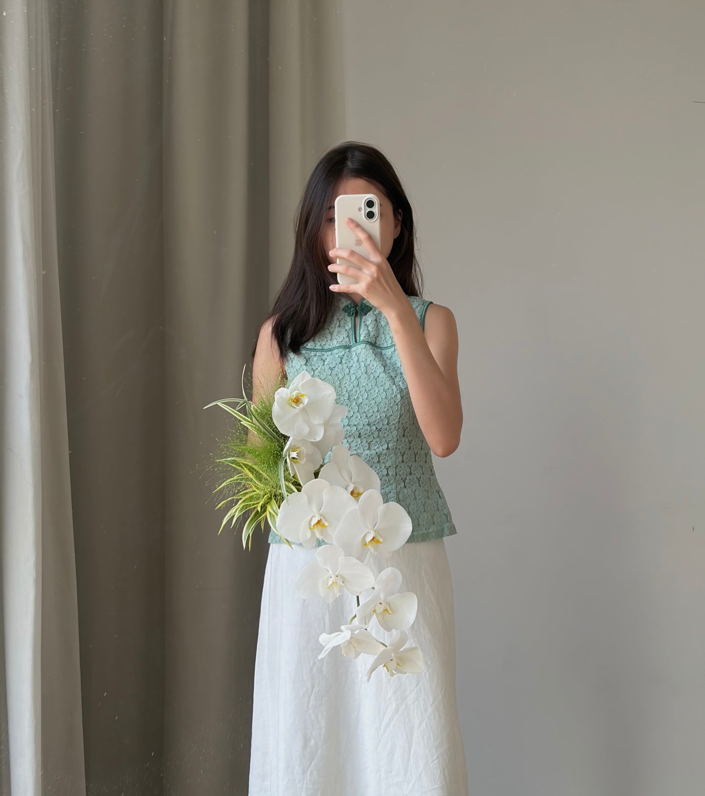 9 Orchids Bridal Bouquet