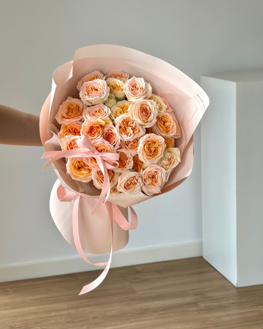 Mini Peach Roses
