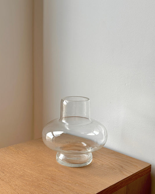 Clear Lantern Vase