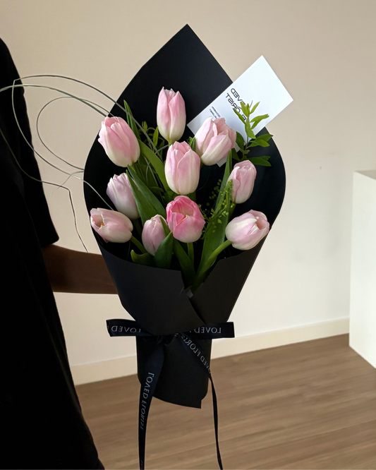 Pink Holland Tulips